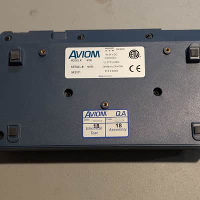 Aviom A-16II Personal Mixer 2010s - Blue image 2
