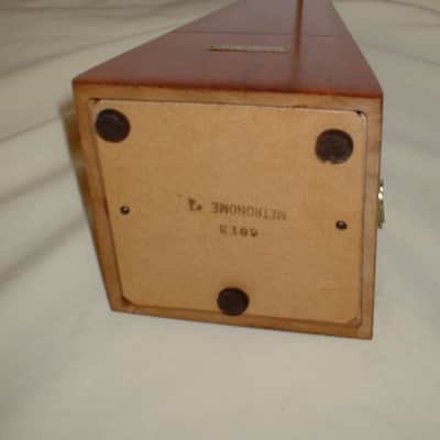 Fully Restored Vintage Seth Thomas Metronome No 7 Mid 1960s Honey Maple, Serviced, Solid Brass Trim image 9