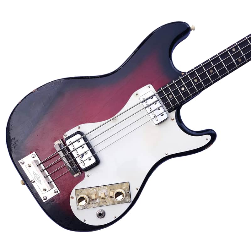 1965 Hofner 182 shortscale bass in Tocotronic Redburst (Vintage, Restored) image 1