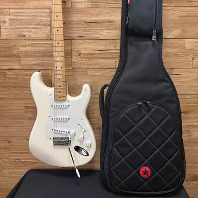 Fender Jimmie Vaughan Stratocaster Guitar -1997 - MIM- Olympic White 7lbs 14oz w/Roadrunner gig bag image 24