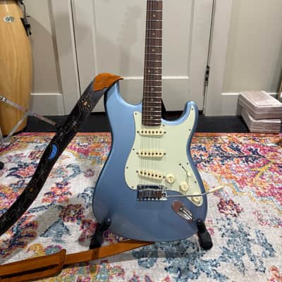 Fender American Ultra Luxe Vintage ’60s Stratocaster Ice Blue Metallic – Plek’d – OHSC/Case Candy image 7