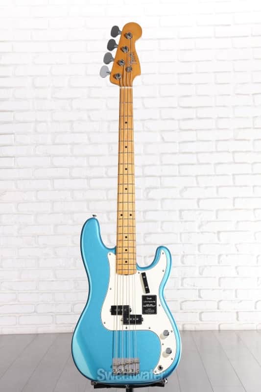 Fender Vintera III Late '60s Precision Bass - Lake Placid Blue with Maple Fingerboard (PBassV360MLPd1) image 1