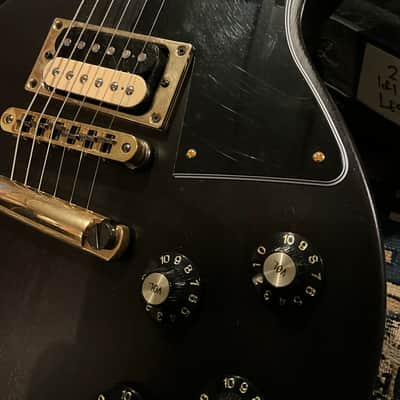 2021 Gibson Demo Shop Les Paul Raven Modified Tribute Flamed Neck Black & Gold image 23