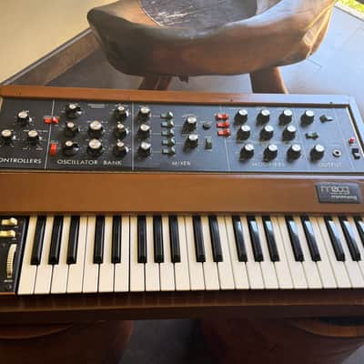 Moog 1975 Mini Moog Model D — Original Vintage — Serial #7796 1975 - wood image 13