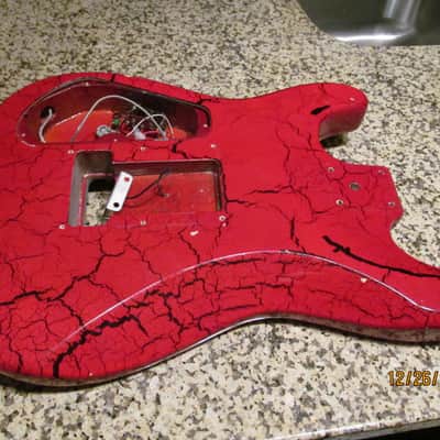 Charvel Charvette Floyd Rout H-S Body 80s Red Crackle image 2