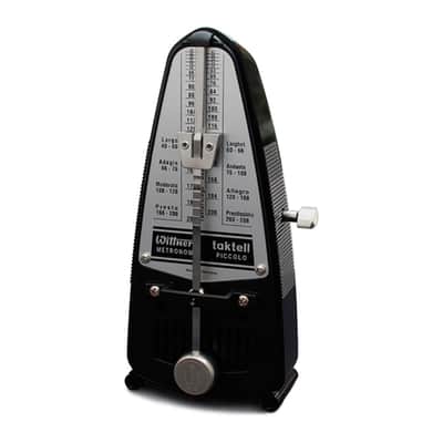 Wittner 836 Piccolo Series 830 Taktell Metronome Plastic Casing Ruby - No Bell image 3