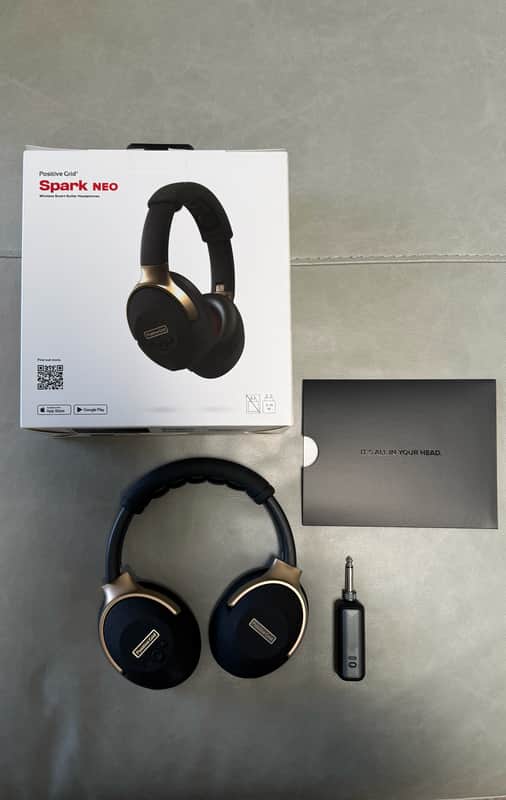 Positive Grid Spark NEO Wireless Smart Guitar Headphones - Mint, Used Once, Complete with Box image 1
