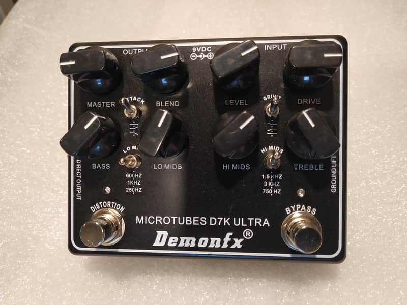 DemonFX Microtubes D7K Ultra Bass Preamp & Overdrive Boost