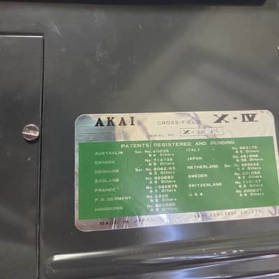 Akai CROSSFIELD X-IV Portable 4 track stereo tape recorder image 11