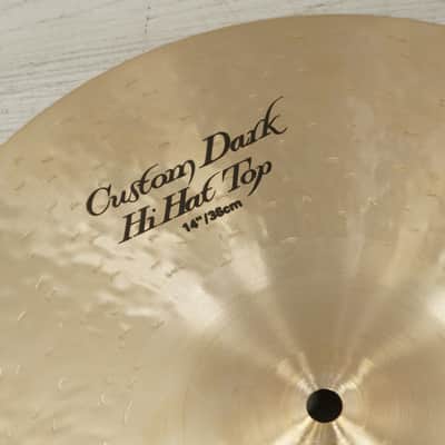 Used Zildjian 14" K Custom Dark Hi Hat Cymbal Pair image 12