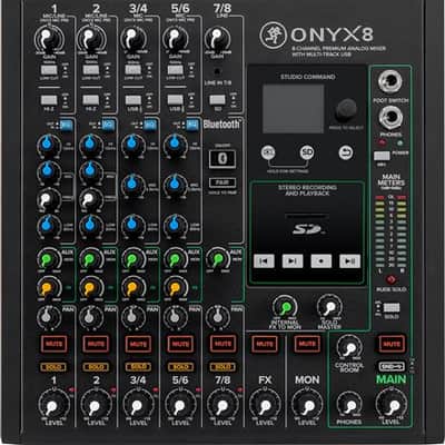 Mackie Onyx8 8-Channel Analog Mixer With Multi-Track USB image 1