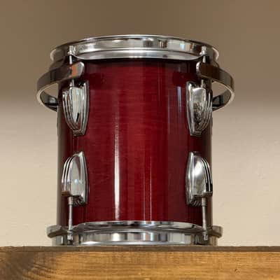 1990's Ludwig 8" Cherry Lacquer 9x8 Classic Maple Rack Tom image 3