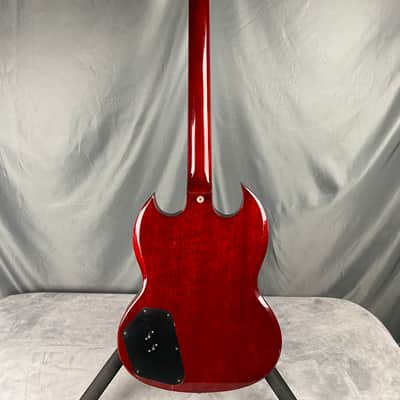 Heerby SG Kasuga MIJ Rare! Neck Thru 1977 Trans Red image 3