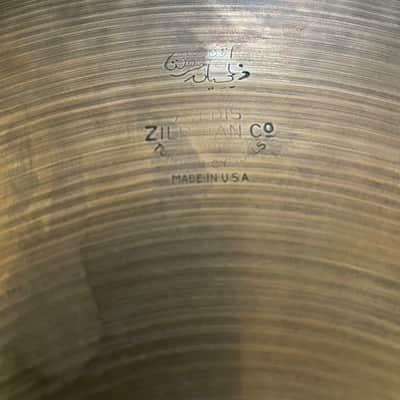 Zildjian Avedis 12” Transition Stamp (1950s) Pair Hi-Hat Cymbals image 2