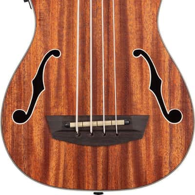 Kala Journeyman 4-String Acoustic-Electric U-BASS, Mahogany Top image 1