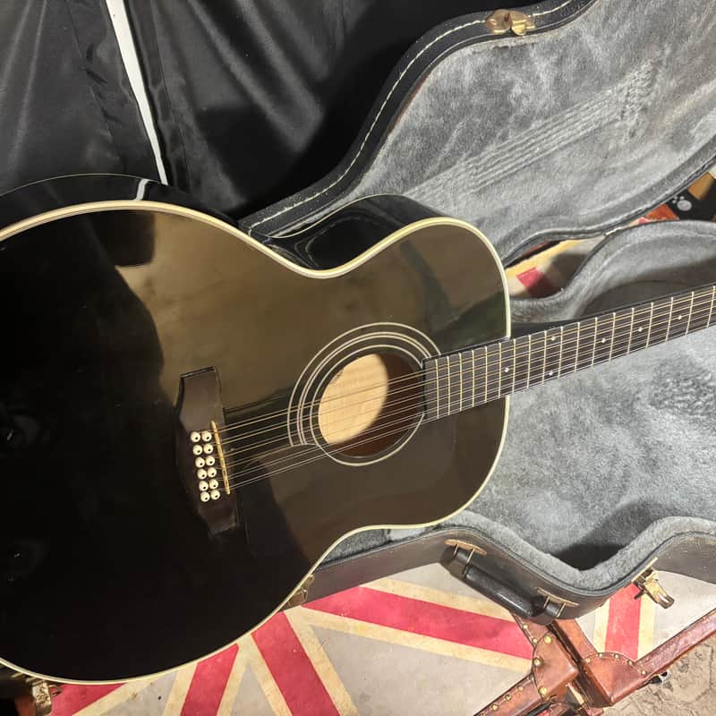 2000 – 2003 Guild USA JF-30-12 with Ebony Fretboard Black