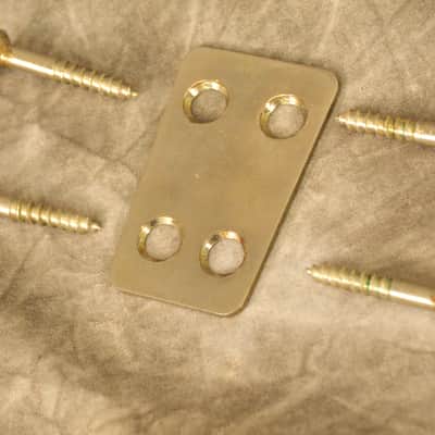 1960s FRAMUS Chrome Neck Mounting Plate w. 4 Screws off Strato Star Bass image 1