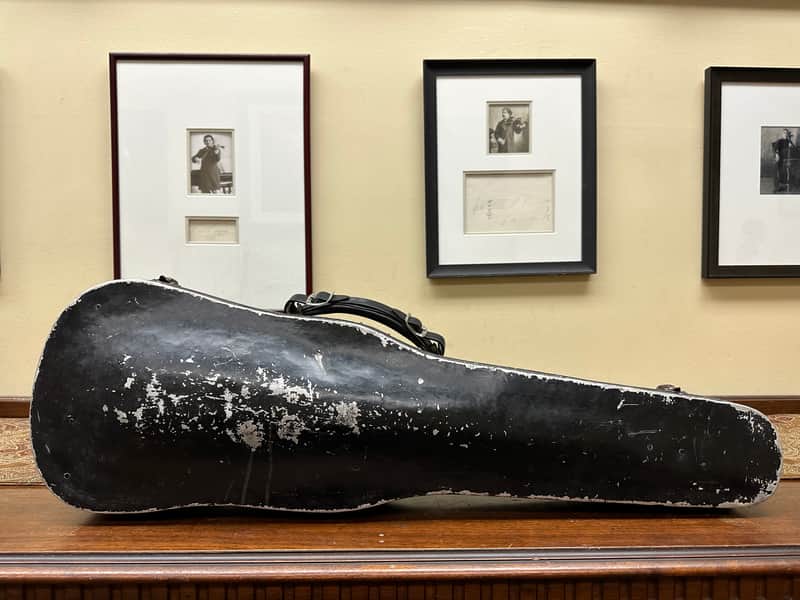 Vintage Metal German 4/4 Violin Case by Otto Ramstetten image 1