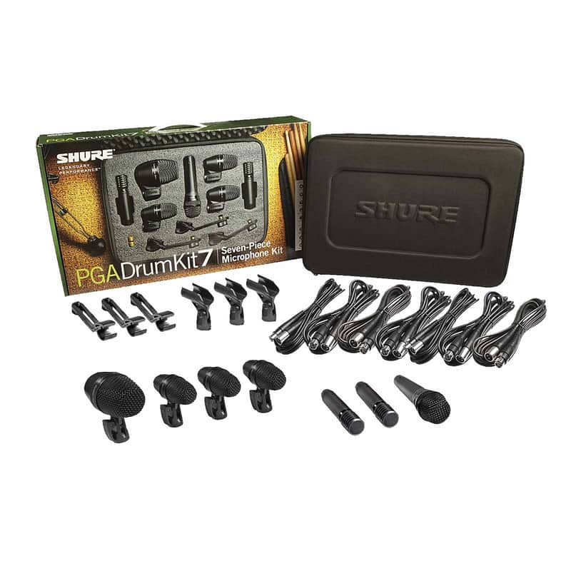 Shure PG ALTA Series 7 Microphone Live Drum Kit - PGA52/PGA56/PGA57/PGA81 image 1