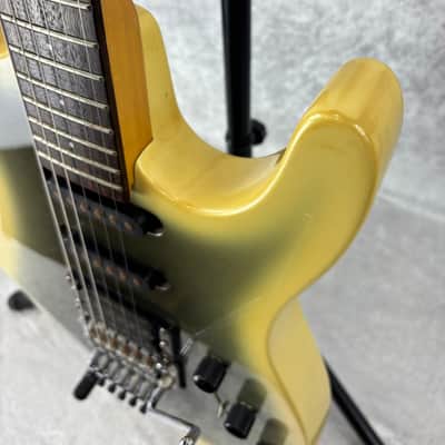 Vintage Westone Spectrum electric guitar with reverse headstock in reverse silverburst(?) image 5