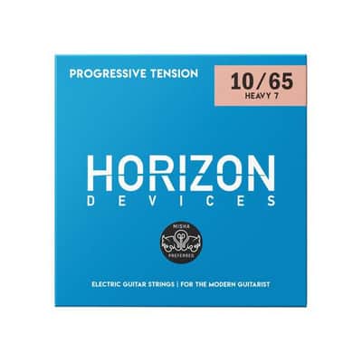 Horizon Devices Progressive Tension Heavy 7 (Misha Preferred) – 7-String Electric Guitar Strings (.10-.65)