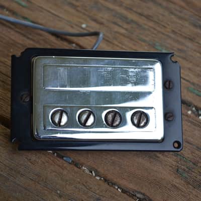 Vintage 1973 Guild Jet Star II Bass Guitar Neck Humbucker Pickup Chrome image 1