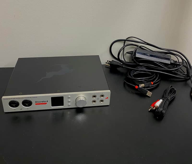 Antelope Audio Discrete 4 Synergy Core Thunderbolt / USB Audio Interface with Onboard DSP 2019 - Present - Silver image 1