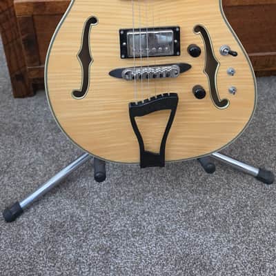 Eastwood Classic 6 TA PH Languedoc Anastasio Style Hollowbody Natural image 2