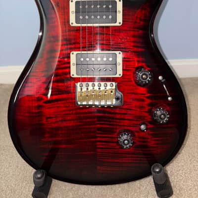 PRS Custom 24 Piezo - Fire Smokeburst image 5