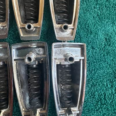 Ludwig Lot of 8 Vintage Large Classic Bass Drum or Tom Lugs - Chrome L#1 80s - Chrome image 9