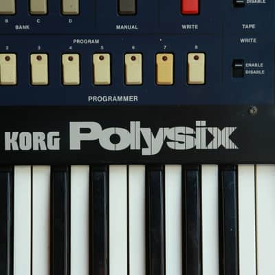 1980s Korg Polysix 6-Voice Analog Polysynth (PS-6) Synthesizer image 8
