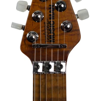Recent Ernie Ball Music Man Axis Quilted Black Cherry Burst w/Proprietary Design DiMarzio Pickups image 5