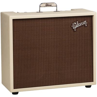 Gibson Dual Falcon 20 2x10 Combo Amplifier Cream Bronco Vinyl with Oxblood Grille image 4