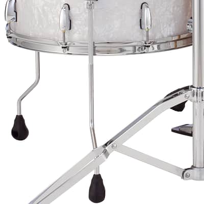 Pearl Masters Maple Complete 14x14" White Marine Pearl Floor Tom Drum w/Legs | NEW Authorized Dealer image 1