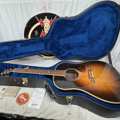 Gibson RS4CRSGH1 J-45 j45 Custom The Workhorse Acoustic Guitar with Case 2014 - Vintage Sunburst image 1