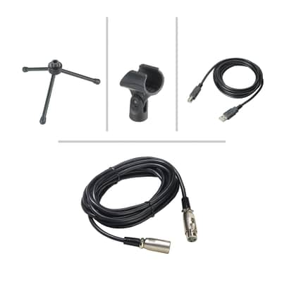 Audio-Technica AT2005USB Cardioid Dynamic USB/XLR Microphone,Black image 9