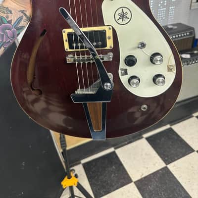 Yamaha SA-15 D Hollow Body 1968 - 1972 -MIJ - Maroon image 19