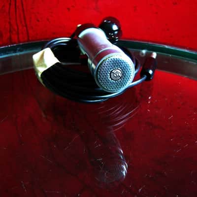 Vintage RARE 1950's Shure 245S ceramic microphone / 777 crystal Hi Z harp mic w accessories image 1