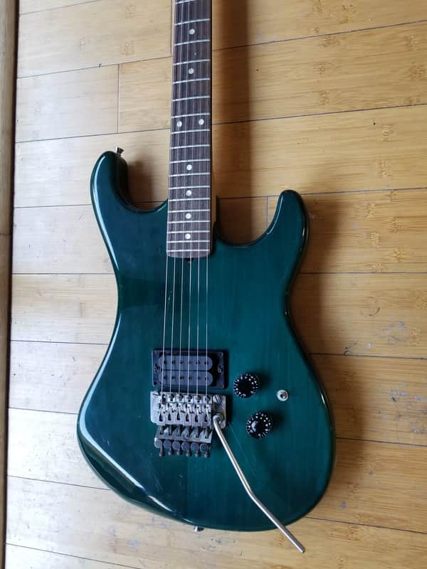 Kramer Pacer Special 1983 Translucent Emerald-RARE Color-Floyd Rose image 1