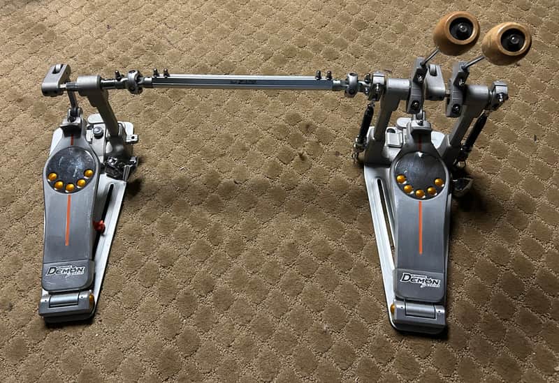 Pearl P3002D Eliminator Demon Direct-Drive Double Bass Drum Pedal 2010s - Silver / Grey image 1