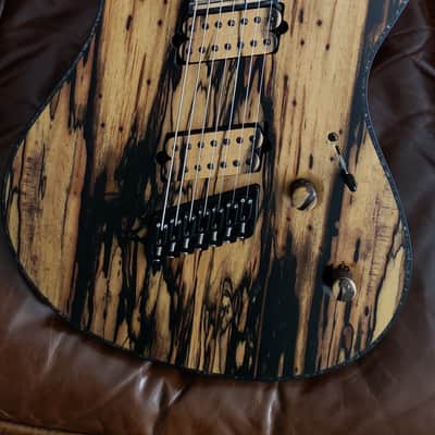 Mayones Regius VF 7 25.4"-27" Pale Moon Ebony TEW Neck TEW Body Bare Knuckle Pickups Ceramic Warpig image 25