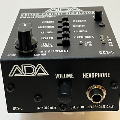 A/DA GCS-3 Guitar Cabinet Simulator 2010s - Black image 2
