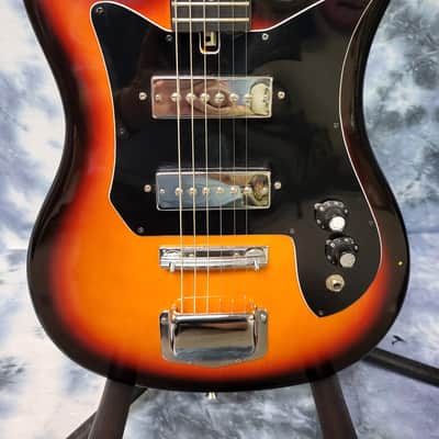 Vintage 1990 Harmony Since 1892 Model 303.1400 Dual Pickup Pro Setup Korea Gigbag image 2