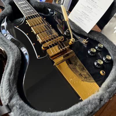 2020 Gibson Kirk Douglas SG Custom - Ebony Black image 1