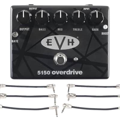 MXR EVH 5150 Overdrive + 2x Gator Patch Cable 3 Pack image 1