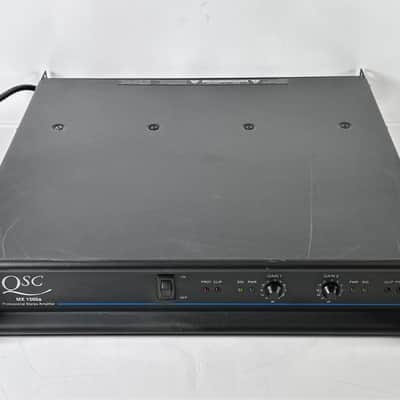 2-RU Rack Mount QSC MX1500A MX-1500A Professional Power Amplifier 400 WPC image 2