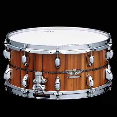 Tama Star Reserve G-Mahogany Snare Drum Satin Natural Tineo image 6