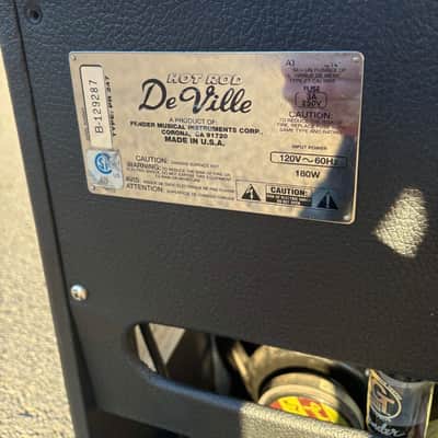 Fender Hot Rod DeVille 3-Channel 60-Watt 4x10" Guitar Combo image 5