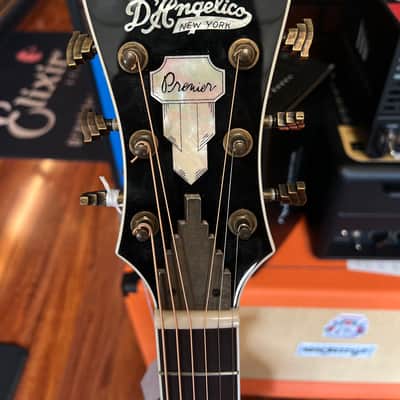 D'Angelico Premier Gramercy Grand Auditorium 2020 - Iced Tea Burst image 3