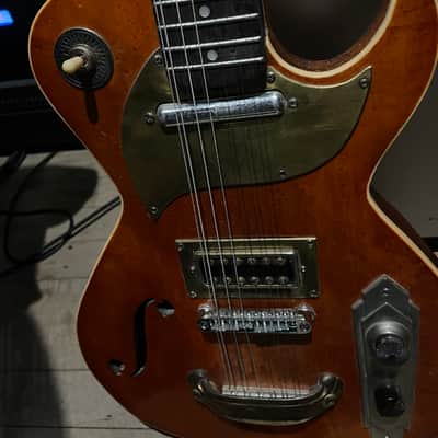 Postal 12 String Texas Fireball Burn Orange Birdseye Maple Lipstick & TV Jones Pickups New Video image 4